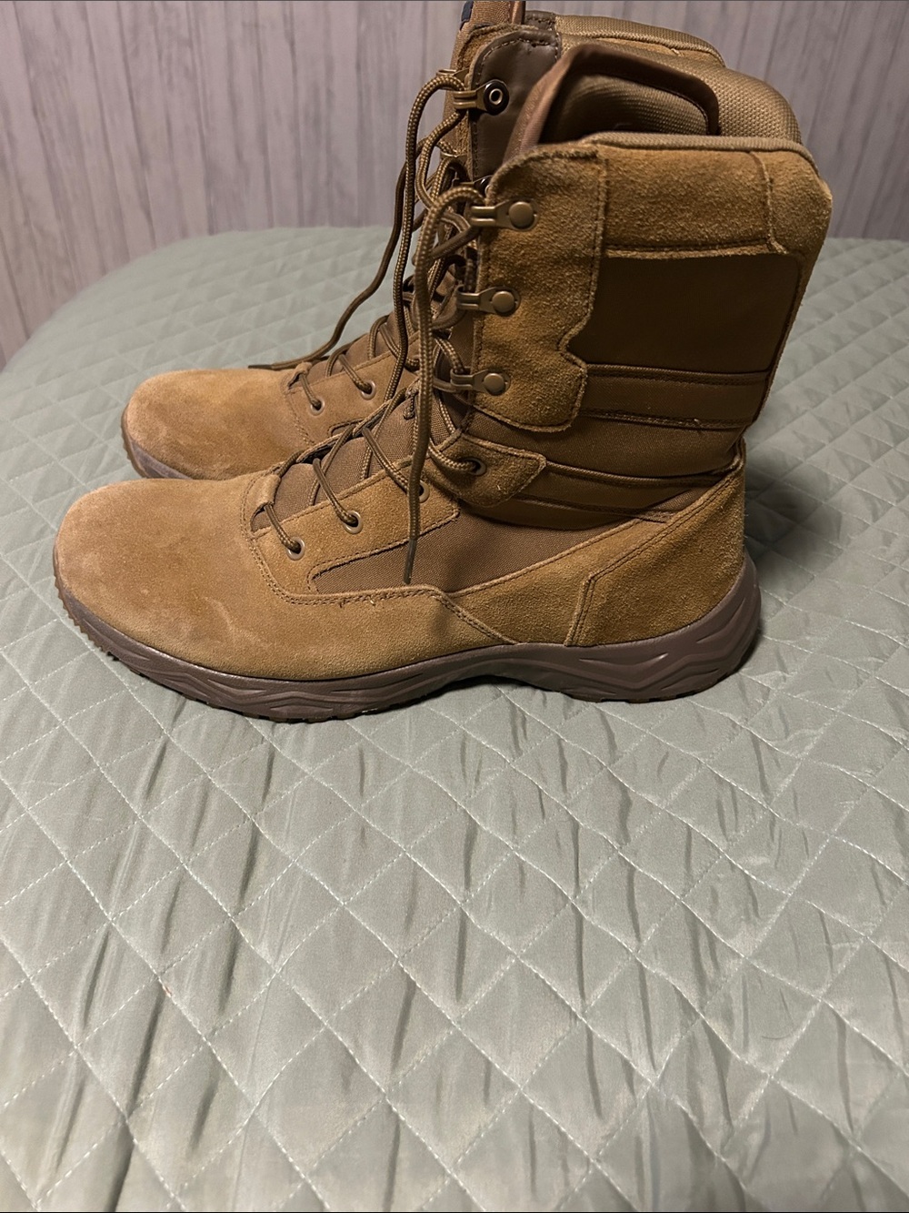 Men's Tactical Lace-Up Boots - Brown